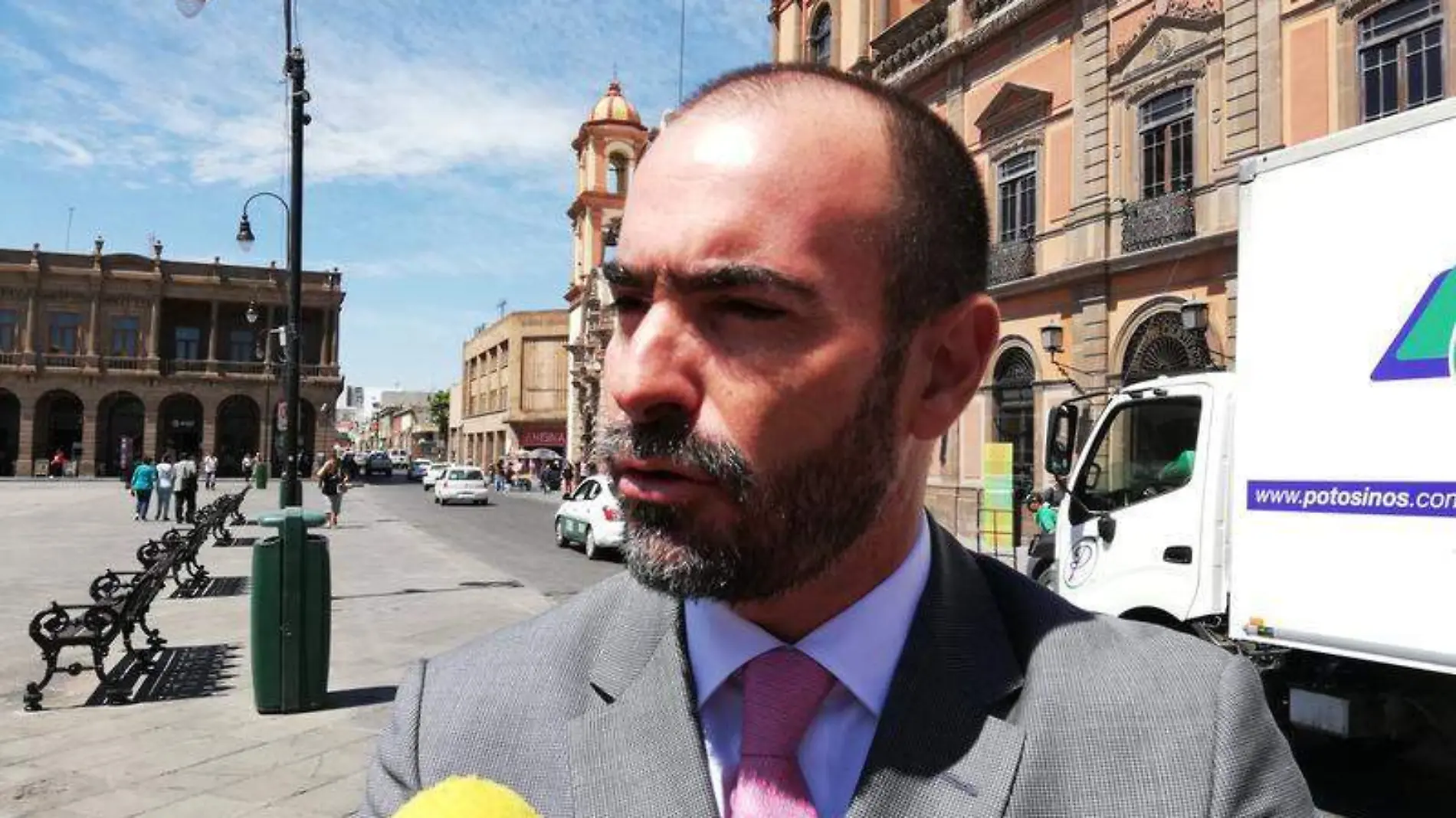 Manuel González Matienzo presidente del patronato de la feria.